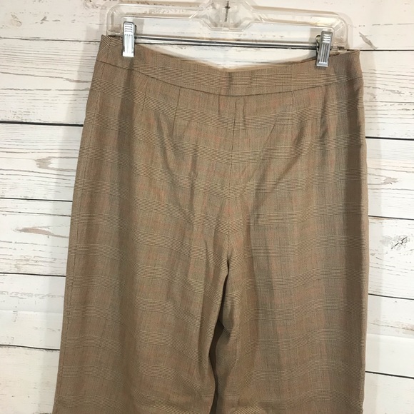 Talbots Lightweight Wool Tan Dress Pants 10 - Picture 6 of 8